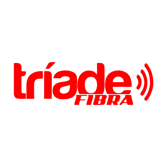 Logo da Triade Fibra em Vermelho para uso no Google