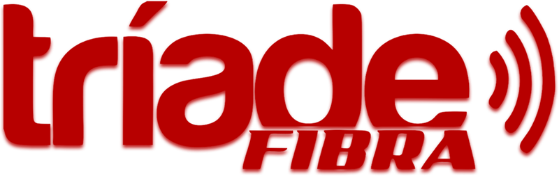 Logo vermelho da triade fibra